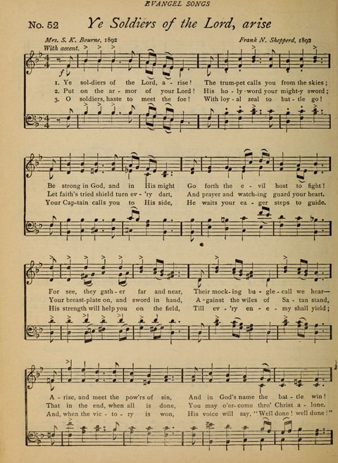 Evangel Songs: words and music, suitable for all services of sacred song page 42