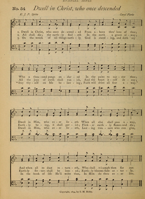 Evangel Songs: words and music, suitable for all services of sacred song page 44