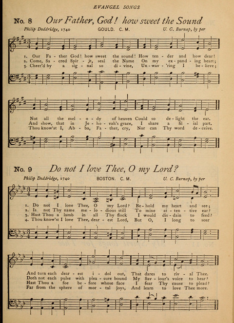 Evangel Songs: words and music, suitable for all services of sacred song page 7