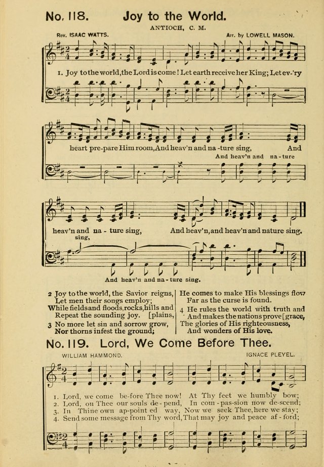 Excellent Songs: for the Church and Sunday School page 106