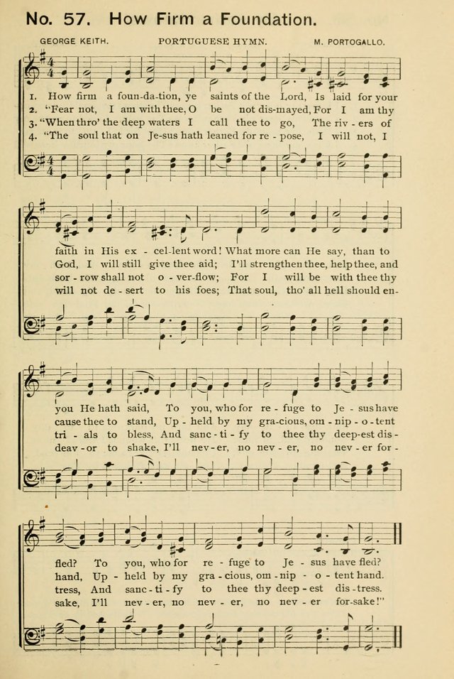 Excellent Songs: for the Church and Sunday School page 57