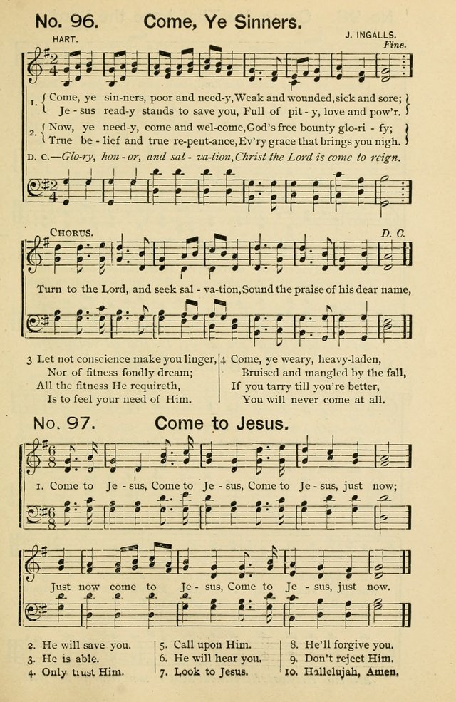 Excellent Songs: for the Church and Sunday School page 93