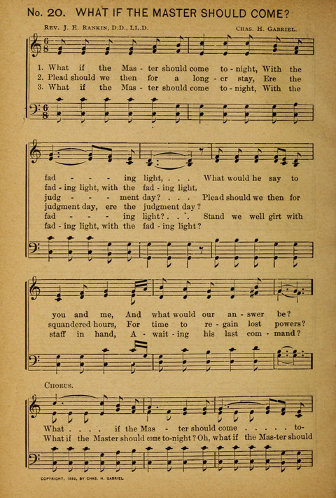 Epworth Songs: For use in the Epworth League, the Junior League, the Sunday-school, and in social services page 22