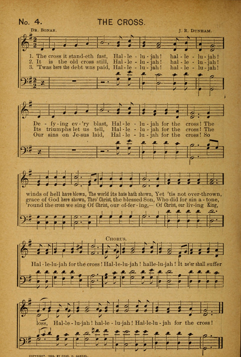 Epworth Songs: For use in the Epworth League, the Junior League, the Sunday-school, and in social services page 4