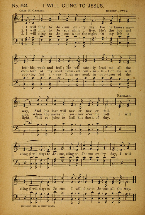 Epworth Songs: For use in the Epworth League, the Junior League, the Sunday-school, and in social services page 54