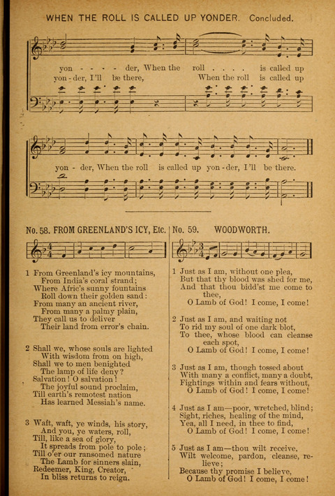 Epworth Songs: For use in the Epworth League, the Junior League, the Sunday-school, and in social services page 59