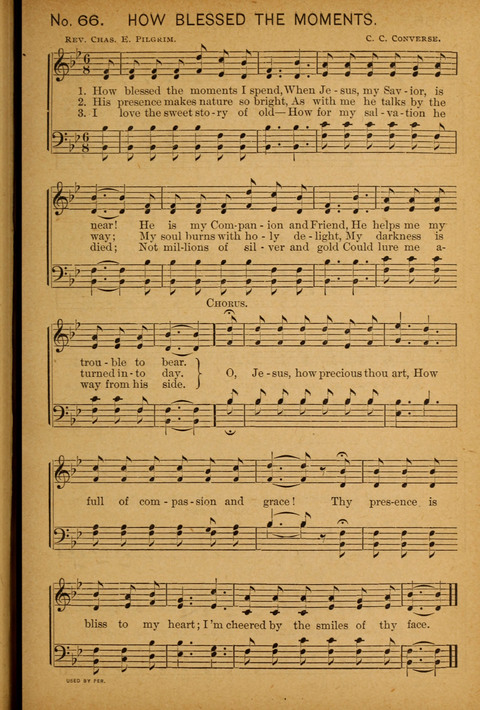 Epworth Songs: For use in the Epworth League, the Junior League, the Sunday-school, and in social services page 65