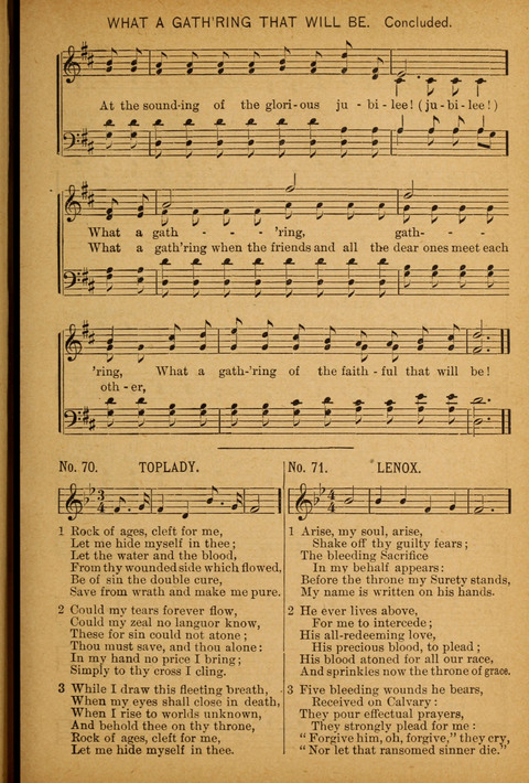 Epworth Songs: For use in the Epworth League, the Junior League, the Sunday-school, and in social services page 69