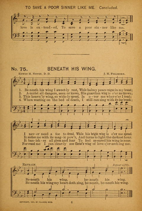 Epworth Songs: For use in the Epworth League, the Junior League, the Sunday-school, and in social services page 73