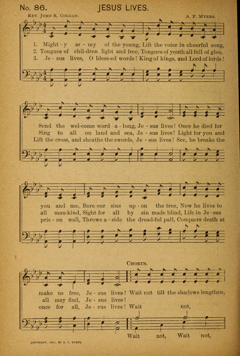 Epworth Songs: For use in the Epworth League, the Junior League, the Sunday-school, and in social services page 82