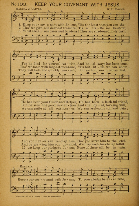 Epworth Songs: For use in the Epworth League, the Junior League, the Sunday-school, and in social services page 98