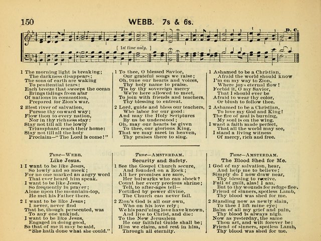 Every Sabbath: a new collection of music adapted to the wants and capacities of Sunday-schools, the home circle and devotional gatherings page 152