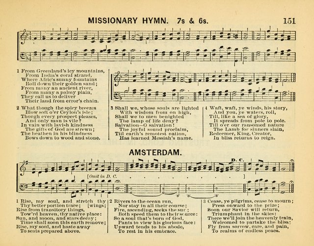 Every Sabbath: a new collection of music adapted to the wants and capacities of Sunday-schools, the home circle and devotional gatherings page 153