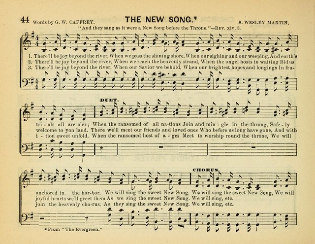 Every Sabbath: a new collection of music adapted to the wants and capacities of Sunday-schools, the home circle and devotional gatherings page 46