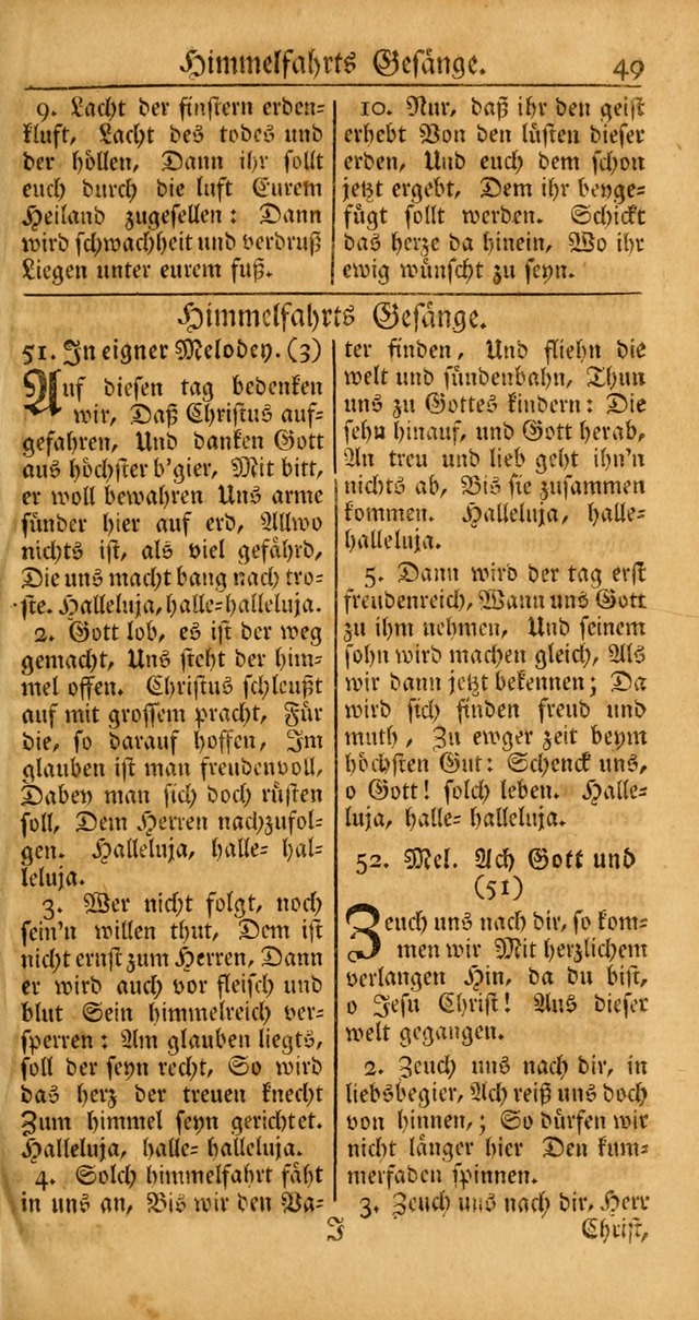 Ein Unpartheyisches Gesang-Buch: enthaltend geistreiche Lieder und Psalmen, zum allgemeinen Gebrauch des wahren Gottesdienstes auf begehren der Brüderschaft der Menoniten Gemeinen... page 129