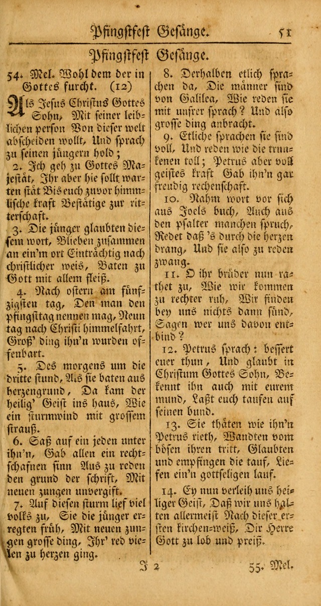 Ein Unpartheyisches Gesang-Buch: enthaltend geistreiche Lieder und Psalmen, zum allgemeinen Gebrauch des wahren Gottesdienstes auf begehren der Brüderschaft der Menoniten Gemeinen... page 131