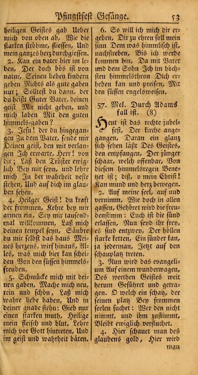 Ein Unpartheyisches Gesang-Buch: enthaltend geistreiche Lieder und Psalmen, zum allgemeinen Gebrauch des wahren Gottesdienstes auf begehren der Brüderschaft der Menoniten Gemeinen... page 133