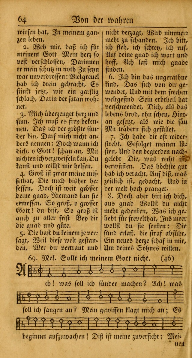 Ein Unpartheyisches Gesang-Buch: enthaltend geistreiche Lieder und Psalmen, zum allgemeinen Gebrauch des wahren Gottesdienstes auf begehren der Brüderschaft der Menoniten Gemeinen... page 144