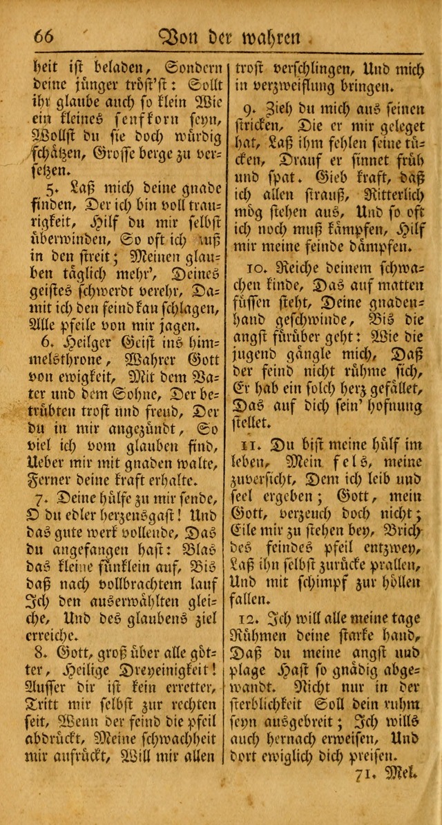 Ein Unpartheyisches Gesang-Buch: enthaltend geistreiche Lieder und Psalmen, zum allgemeinen Gebrauch des wahren Gottesdienstes auf begehren der Brüderschaft der Menoniten Gemeinen... page 146