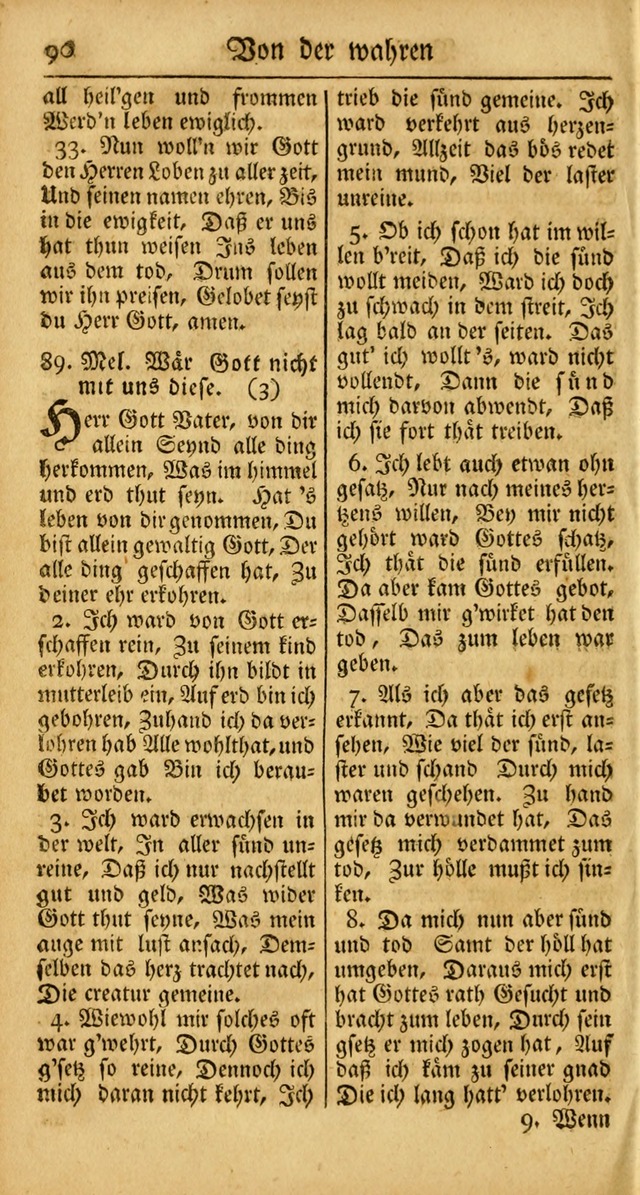 Ein Unpartheyisches Gesang-Buch: enthaltend geistreiche Lieder und Psalmen, zum allgemeinen Gebrauch des wahren Gottesdienstes auf begehren der Brüderschaft der Menoniten Gemeinen... page 170