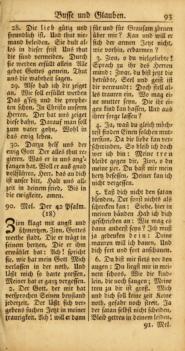 Ein Unpartheyisches Gesang-Buch: enthaltend geistreiche Lieder und Psalmen, zum allgemeinen Gebrauch des wahren Gottesdienstes auf begehren der Brüderschaft der Menoniten Gemeinen... page 173