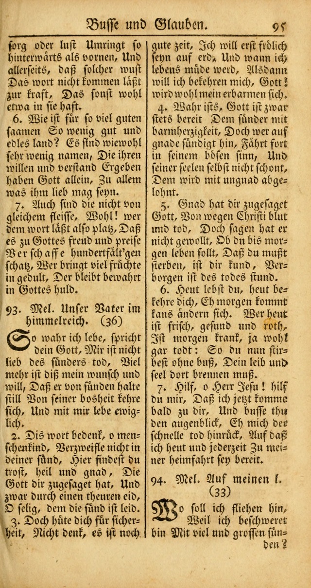 Ein Unpartheyisches Gesang-Buch: enthaltend geistreiche Lieder und Psalmen, zum allgemeinen Gebrauch des wahren Gottesdienstes auf begehren der Brüderschaft der Menoniten Gemeinen... page 175