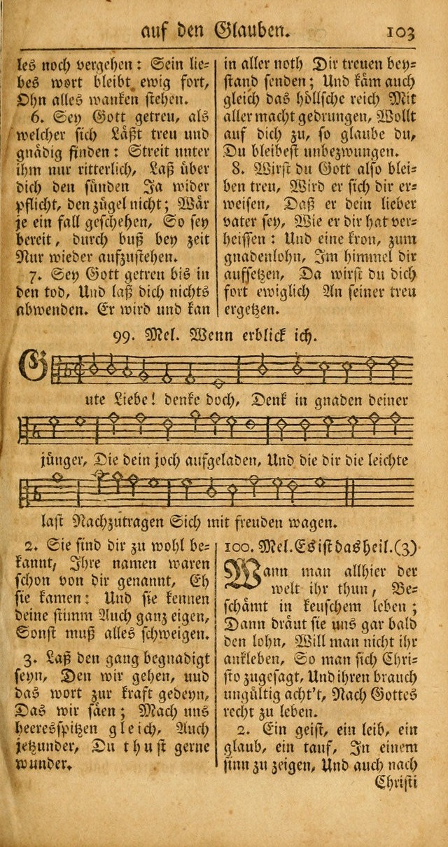 Ein Unpartheyisches Gesang-Buch: enthaltend geistreiche Lieder und Psalmen, zum allgemeinen Gebrauch des wahren Gottesdienstes auf begehren der Brüderschaft der Menoniten Gemeinen... page 183