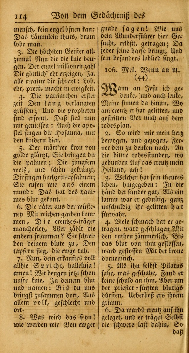 Ein Unpartheyisches Gesang-Buch: enthaltend geistreiche Lieder und Psalmen, zum allgemeinen Gebrauch des wahren Gottesdienstes auf begehren der Brüderschaft der Menoniten Gemeinen... page 194