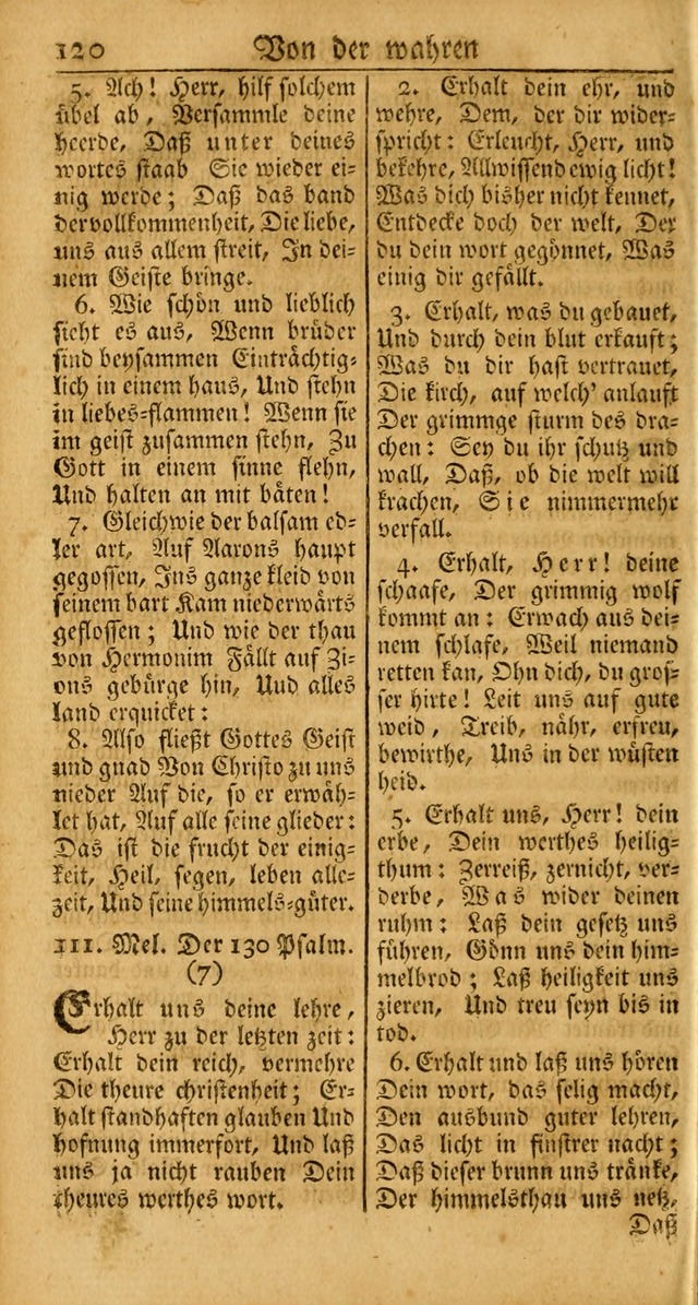 Ein Unpartheyisches Gesang-Buch: enthaltend geistreiche Lieder und Psalmen, zum allgemeinen Gebrauch des wahren Gottesdienstes auf begehren der Brüderschaft der Menoniten Gemeinen... page 200