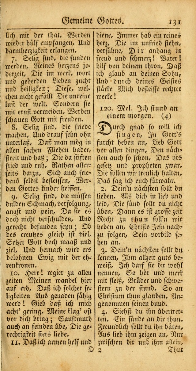 Ein Unpartheyisches Gesang-Buch: enthaltend geistreiche Lieder und Psalmen, zum allgemeinen Gebrauch des wahren Gottesdienstes auf begehren der Brüderschaft der Menoniten Gemeinen... page 211