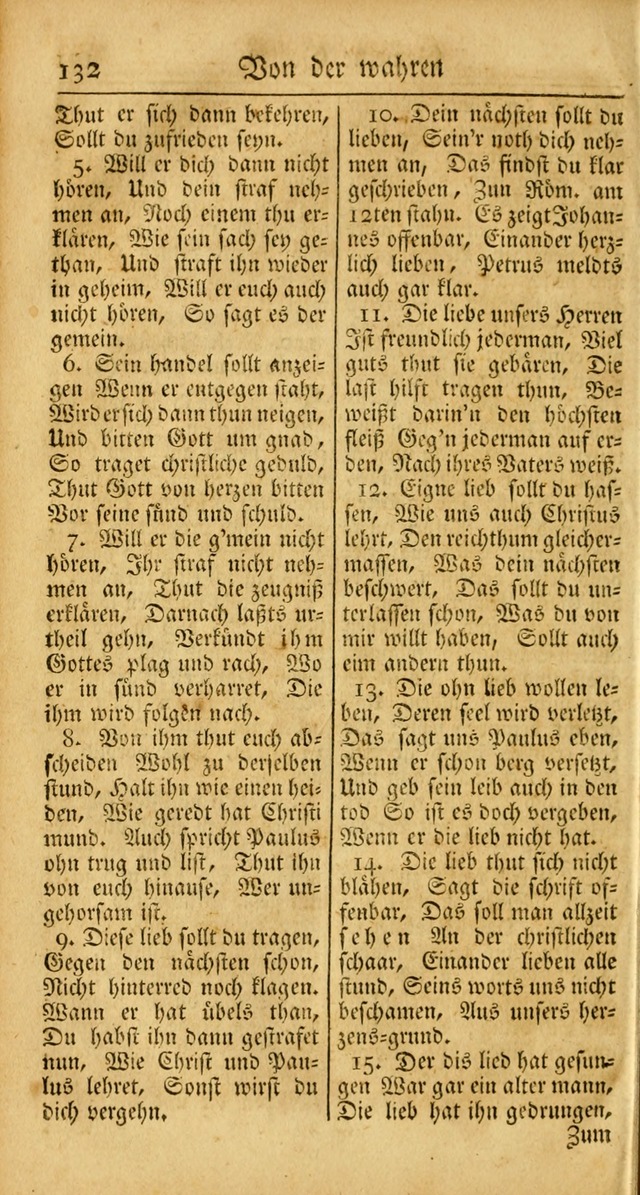 Ein Unpartheyisches Gesang-Buch: enthaltend geistreiche Lieder und Psalmen, zum allgemeinen Gebrauch des wahren Gottesdienstes auf begehren der Brüderschaft der Menoniten Gemeinen... page 212