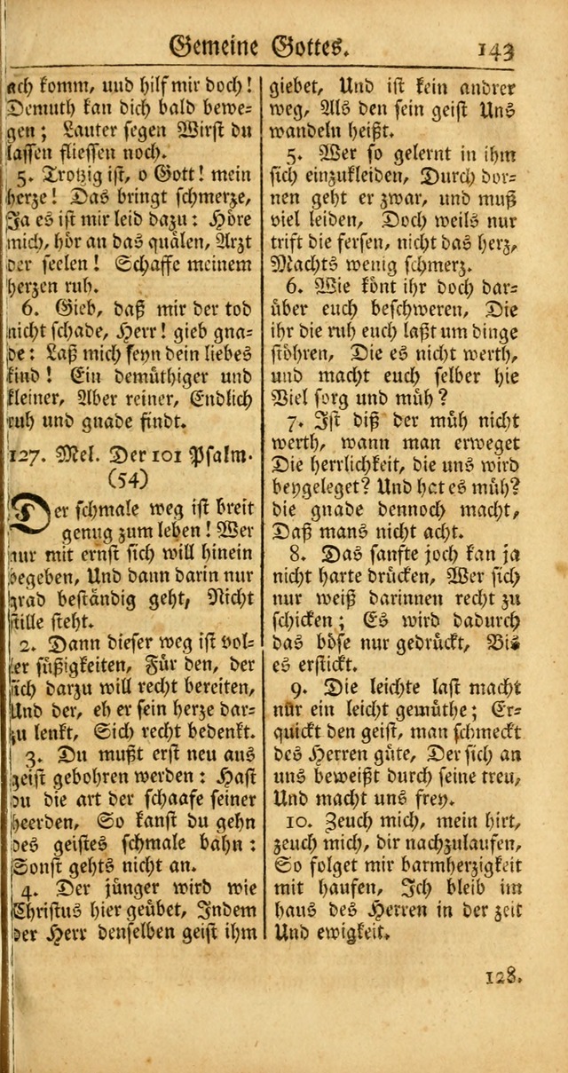 Ein Unpartheyisches Gesang-Buch: enthaltend geistreiche Lieder und Psalmen, zum allgemeinen Gebrauch des wahren Gottesdienstes auf begehren der Brüderschaft der Menoniten Gemeinen... page 223