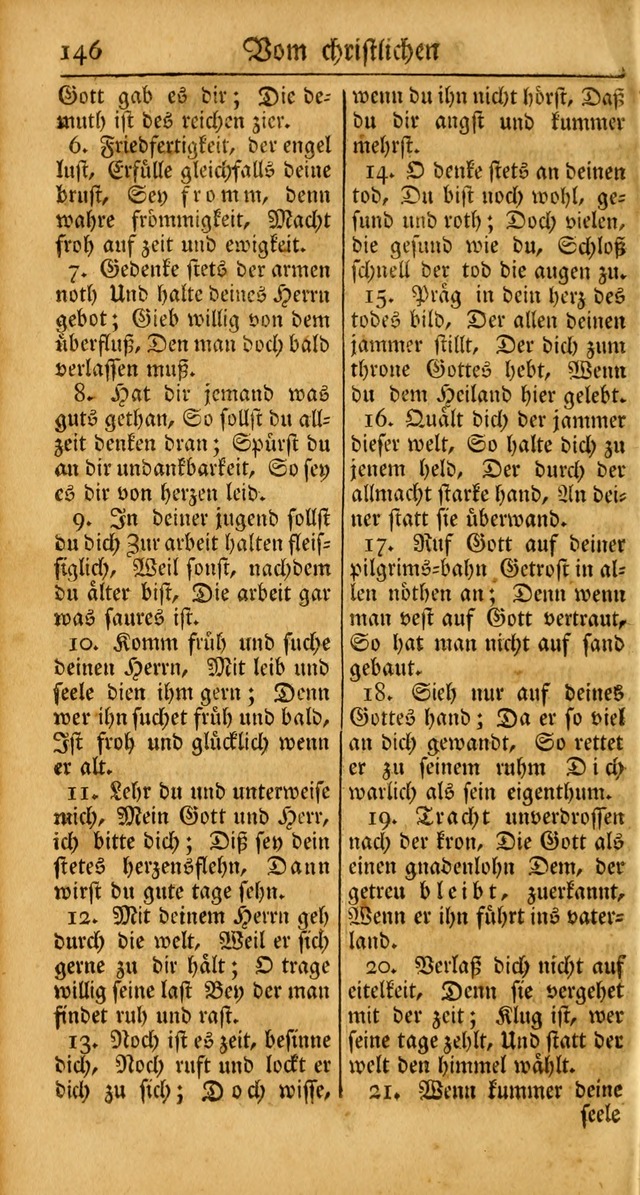 Ein Unpartheyisches Gesang-Buch: enthaltend geistreiche Lieder und Psalmen, zum allgemeinen Gebrauch des wahren Gottesdienstes auf begehren der Brüderschaft der Menoniten Gemeinen... page 226