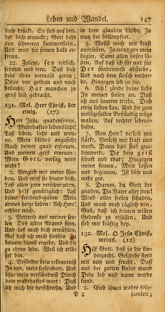 Ein Unpartheyisches Gesang-Buch: enthaltend geistreiche Lieder und Psalmen, zum allgemeinen Gebrauch des wahren Gottesdienstes auf begehren der Brüderschaft der Menoniten Gemeinen... page 227