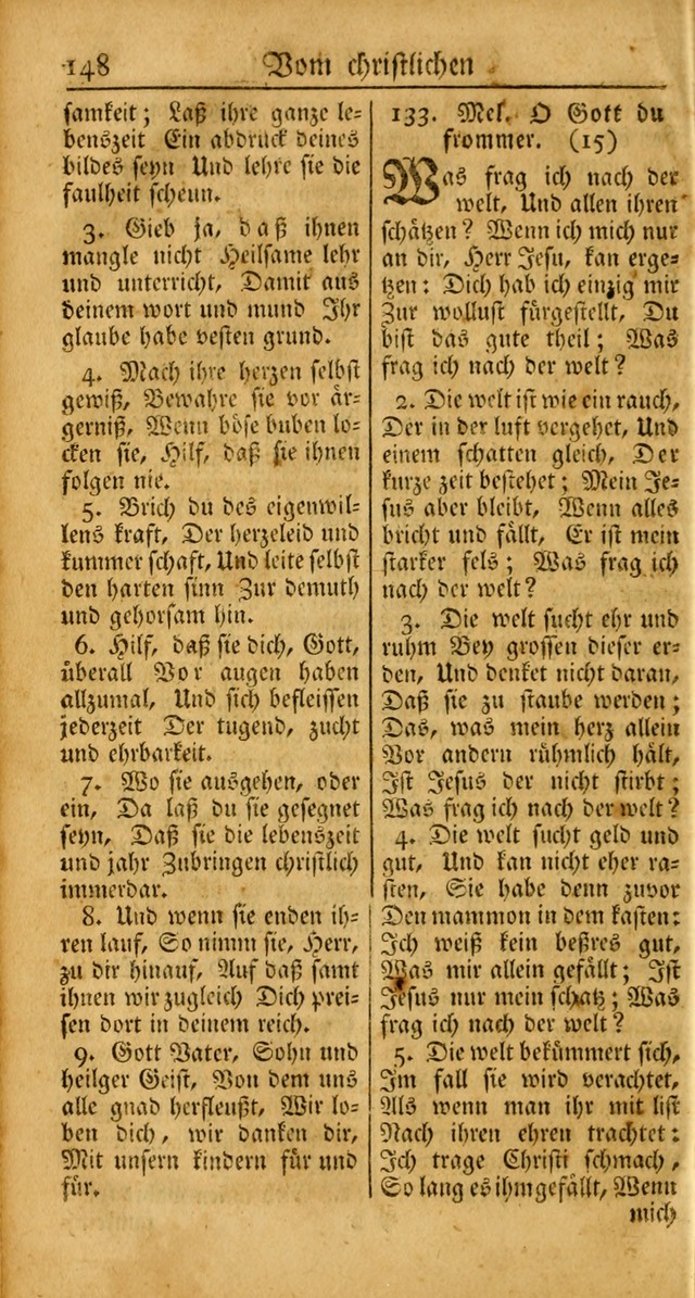 Ein Unpartheyisches Gesang-Buch: enthaltend geistreiche Lieder und Psalmen, zum allgemeinen Gebrauch des wahren Gottesdienstes auf begehren der Brüderschaft der Menoniten Gemeinen... page 228