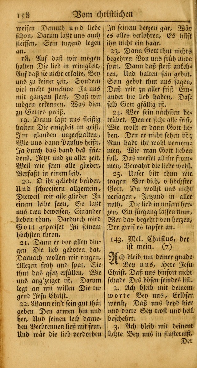 Ein Unpartheyisches Gesang-Buch: enthaltend geistreiche Lieder und Psalmen, zum allgemeinen Gebrauch des wahren Gottesdienstes auf begehren der Brüderschaft der Menoniten Gemeinen... page 238