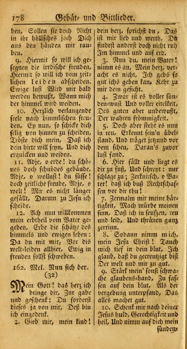 Ein Unpartheyisches Gesang-Buch: enthaltend geistreiche Lieder und Psalmen, zum allgemeinen Gebrauch des wahren Gottesdienstes auf begehren der Brüderschaft der Menoniten Gemeinen... page 258