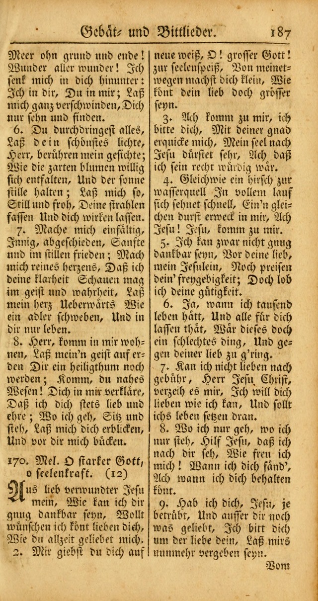 Ein Unpartheyisches Gesang-Buch: enthaltend geistreiche Lieder und Psalmen, zum allgemeinen Gebrauch des wahren Gottesdienstes auf begehren der Brüderschaft der Menoniten Gemeinen... page 267