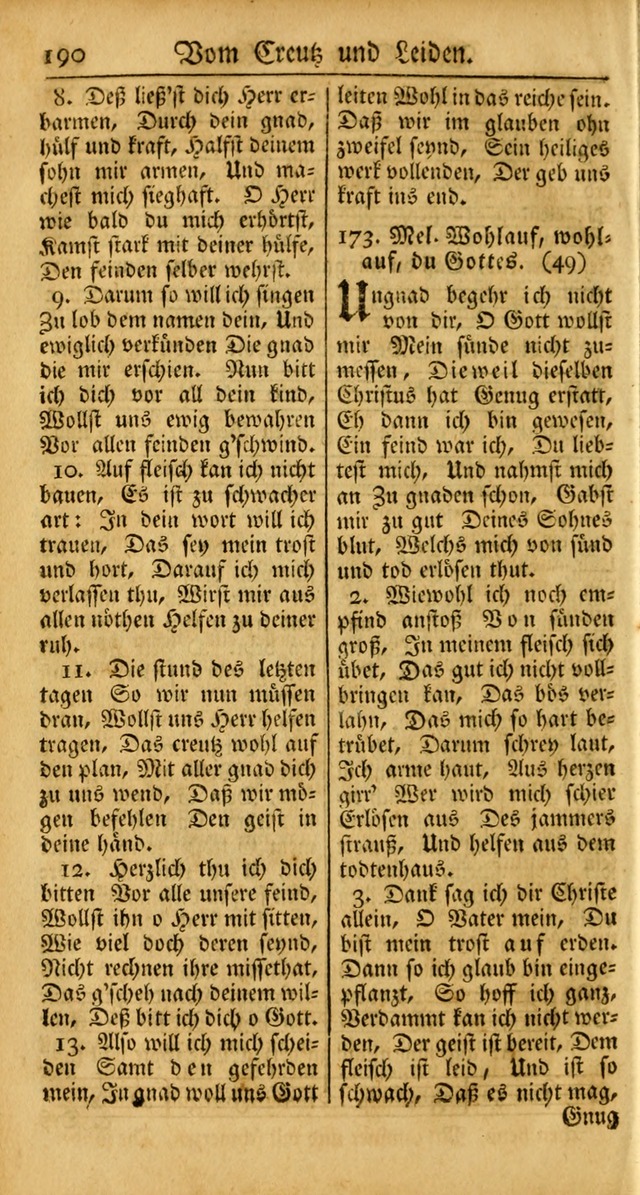 Ein Unpartheyisches Gesang-Buch: enthaltend geistreiche Lieder und Psalmen, zum allgemeinen Gebrauch des wahren Gottesdienstes auf begehren der Brüderschaft der Menoniten Gemeinen... page 270