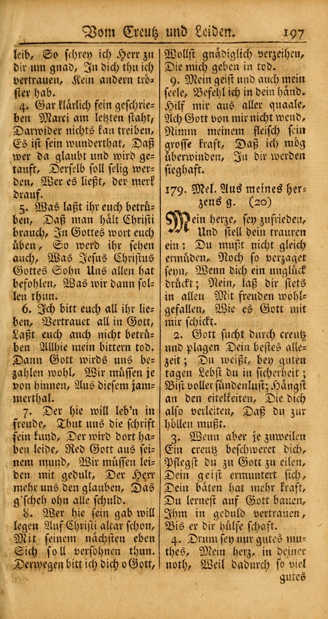 Ein Unpartheyisches Gesang-Buch: enthaltend geistreiche Lieder und Psalmen, zum allgemeinen Gebrauch des wahren Gottesdienstes auf begehren der Brüderschaft der Menoniten Gemeinen... page 277