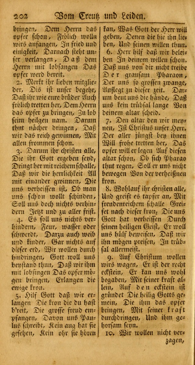 Ein Unpartheyisches Gesang-Buch: enthaltend geistreiche Lieder und Psalmen, zum allgemeinen Gebrauch des wahren Gottesdienstes auf begehren der Brüderschaft der Menoniten Gemeinen... page 282