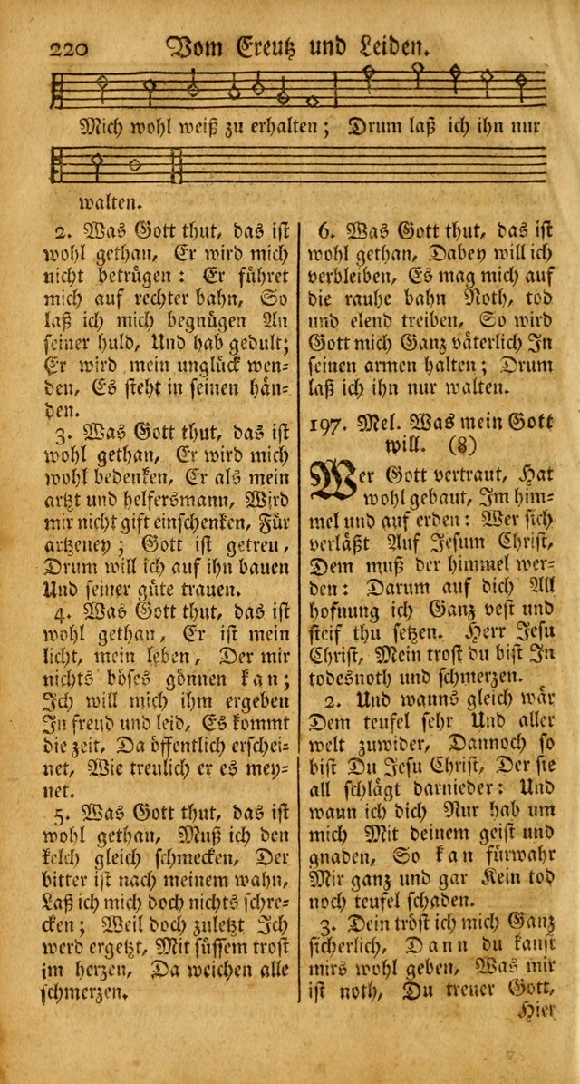 Ein Unpartheyisches Gesang-Buch: enthaltend geistreiche Lieder und Psalmen, zum allgemeinen Gebrauch des wahren Gottesdienstes auf begehren der Brüderschaft der Menoniten Gemeinen... page 300