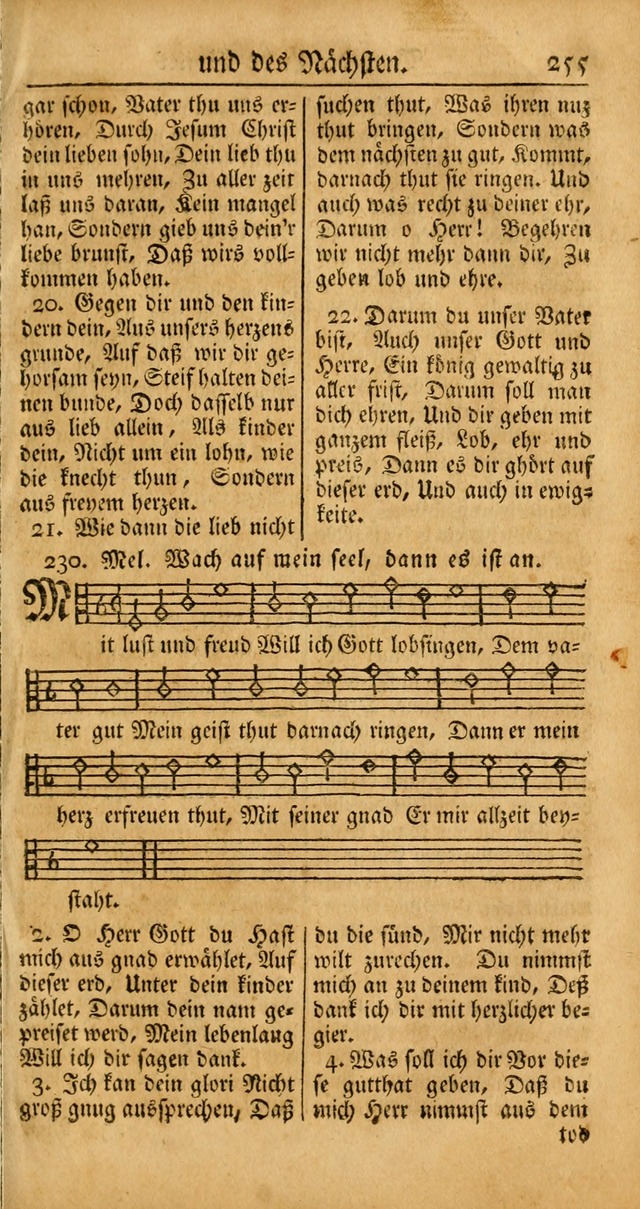 Ein Unpartheyisches Gesang-Buch: enthaltend geistreiche Lieder und Psalmen, zum allgemeinen Gebrauch des wahren Gottesdienstes auf begehren der Brüderschaft der Menoniten Gemeinen... page 335