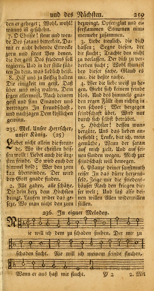 Ein Unpartheyisches Gesang-Buch: enthaltend geistreiche Lieder und Psalmen, zum allgemeinen Gebrauch des wahren Gottesdienstes auf begehren der Brüderschaft der Menoniten Gemeinen... page 339