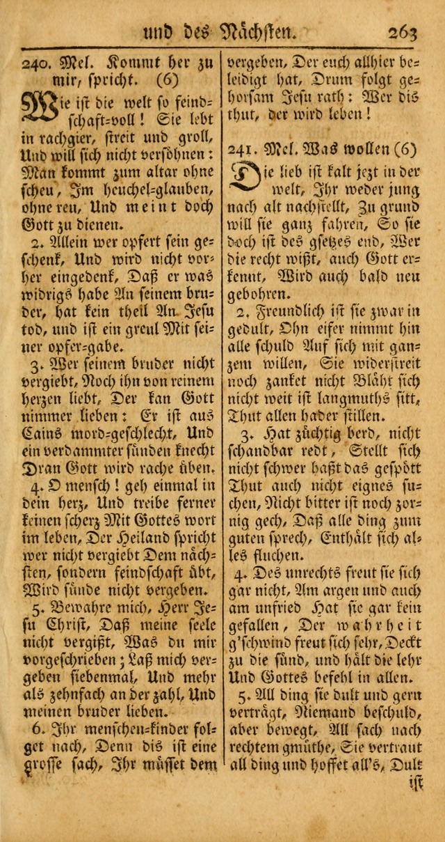 Ein Unpartheyisches Gesang-Buch: enthaltend geistreiche Lieder und Psalmen, zum allgemeinen Gebrauch des wahren Gottesdienstes auf begehren der Brüderschaft der Menoniten Gemeinen... page 343