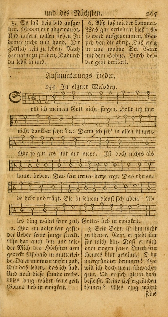 Ein Unpartheyisches Gesang-Buch: enthaltend geistreiche Lieder und Psalmen, zum allgemeinen Gebrauch des wahren Gottesdienstes auf begehren der Brüderschaft der Menoniten Gemeinen... page 345