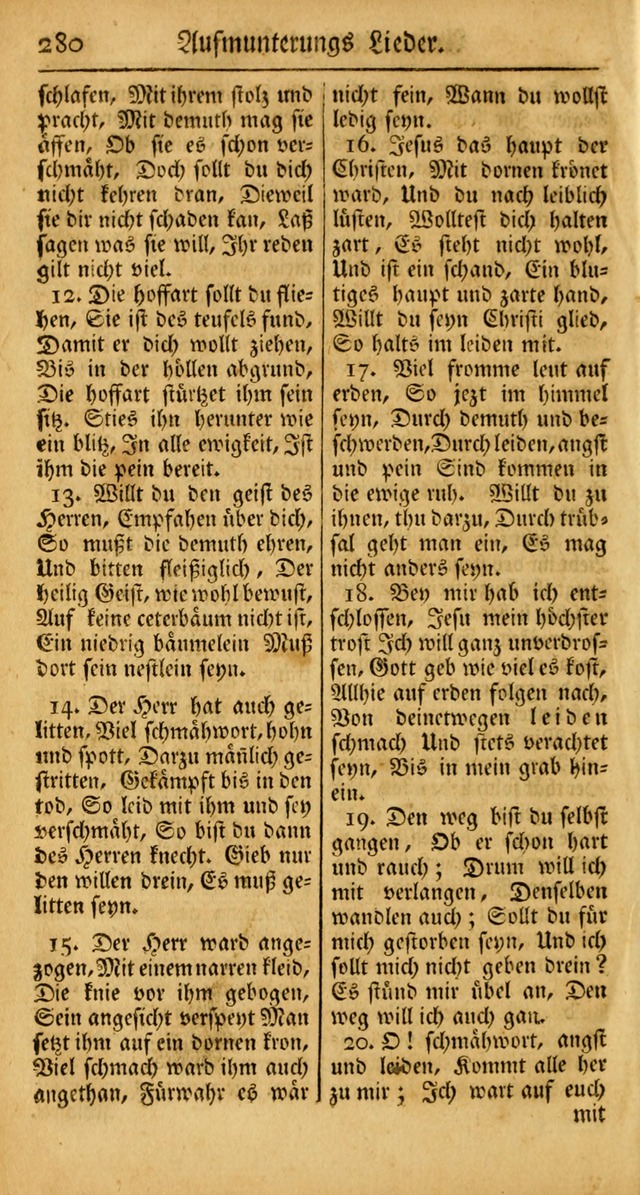 Ein Unpartheyisches Gesang-Buch: enthaltend geistreiche Lieder und Psalmen, zum allgemeinen Gebrauch des wahren Gottesdienstes auf begehren der Brüderschaft der Menoniten Gemeinen... page 360