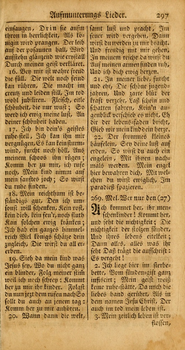 Ein Unpartheyisches Gesang-Buch: enthaltend geistreiche Lieder und Psalmen, zum allgemeinen Gebrauch des wahren Gottesdienstes auf begehren der Brüderschaft der Menoniten Gemeinen... page 377