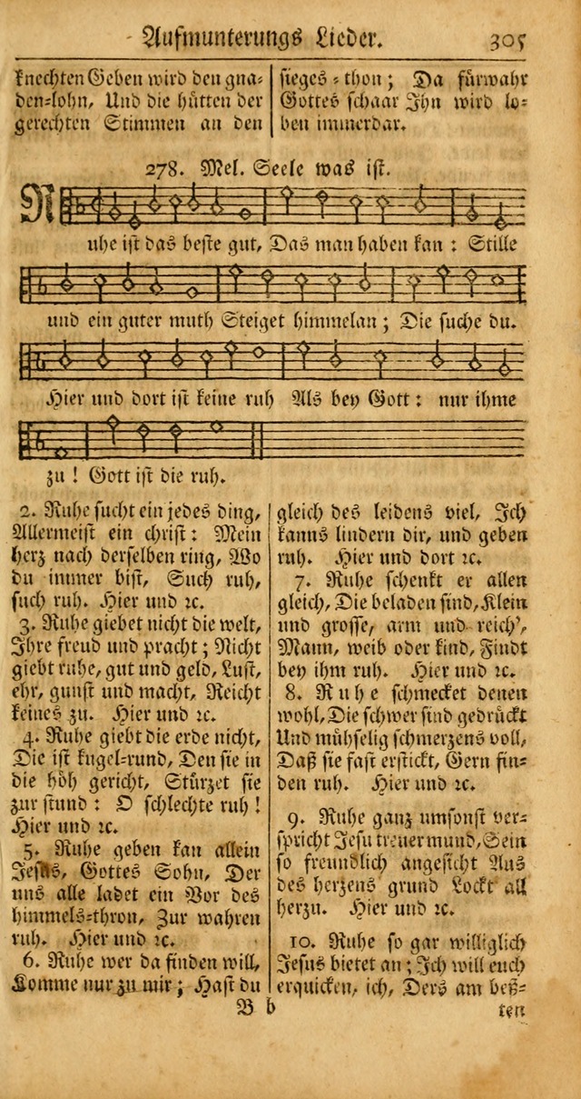 Ein Unpartheyisches Gesang-Buch: enthaltend geistreiche Lieder und Psalmen, zum allgemeinen Gebrauch des wahren Gottesdienstes auf begehren der Brüderschaft der Menoniten Gemeinen... page 385