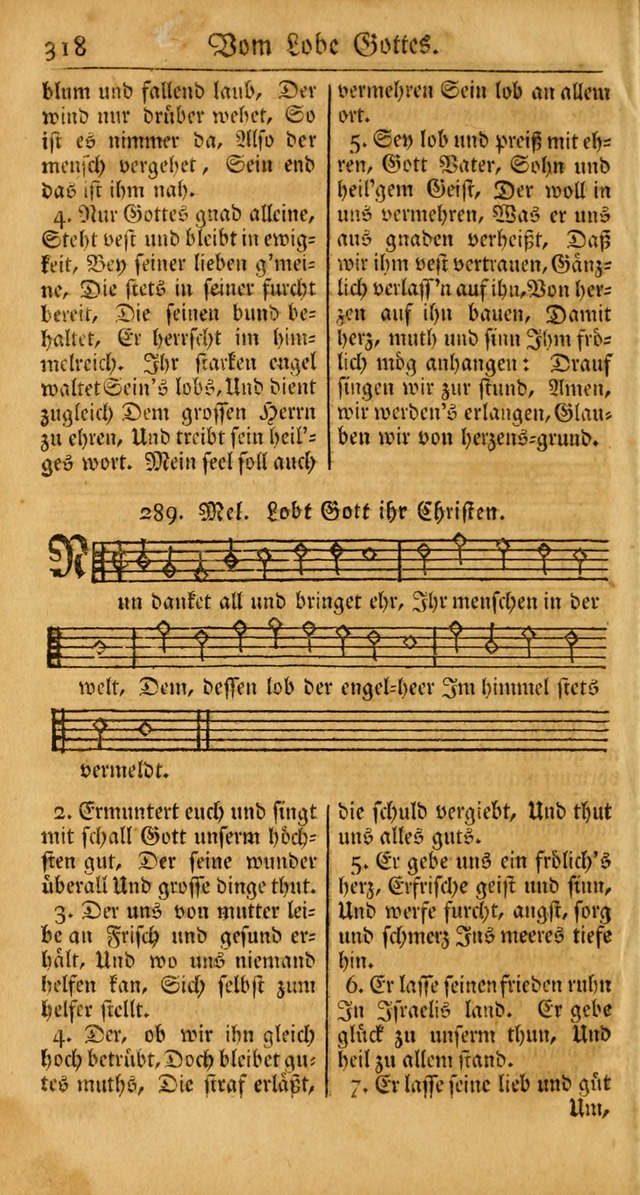 Ein Unpartheyisches Gesang-Buch: enthaltend geistreiche Lieder und Psalmen, zum allgemeinen Gebrauch des wahren Gottesdienstes auf begehren der Brüderschaft der Menoniten Gemeinen... page 398